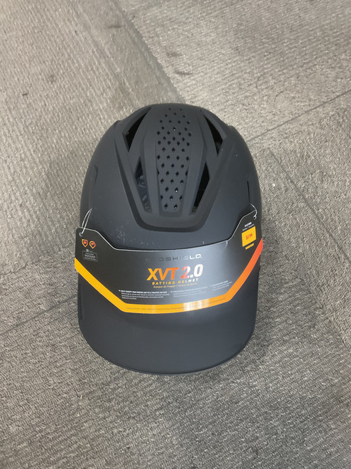 Vist Large View of Product Image Which is Used Evoshield XVT 2.0 BATTING HELMET Batting Helmet No Mask Black SM