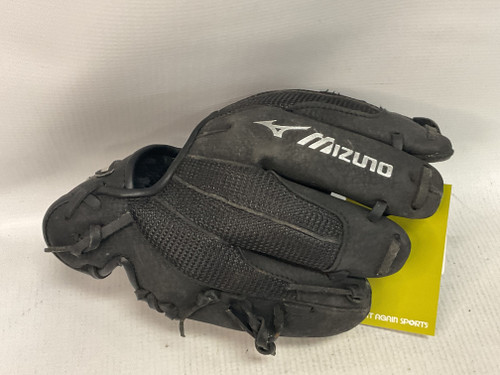 Vist Large View of Product Image Which is Used Mizuno POWER CLOSE BB/SB Glove LH Throw Black 9"
