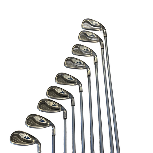 Vist Large View of Product Image Which is Used Callaway HAWK EYE TITANIUM IRONS Mens Iron Set RH 3I-SW