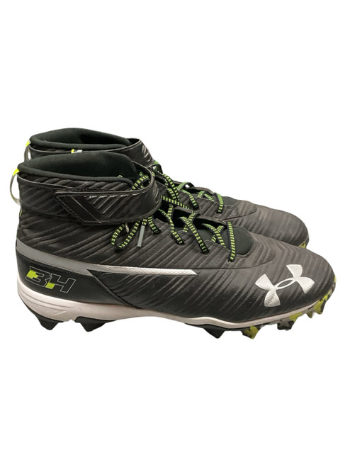 Vist Large View of Product Image Which is Used Under Armour 3020589-001 BB/SB Cleats Black Senior 12
