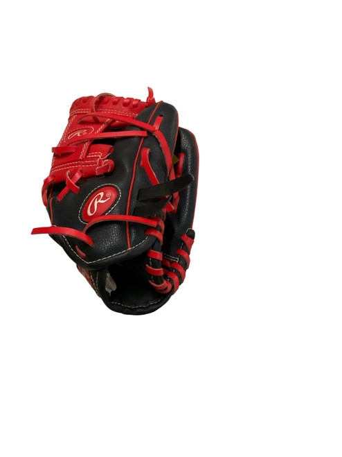 Vist Large View of Product Image Which is Used Rawlings PLAYERS SERIES BB/SB Glove RH Throw Black 10"
