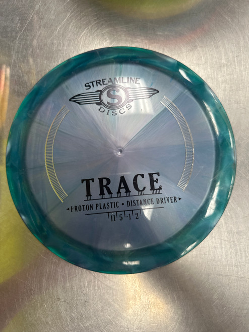 Vist Large View of Product Image Which is Used Streamline PROTON TRACE Disc Golf Driver Green
