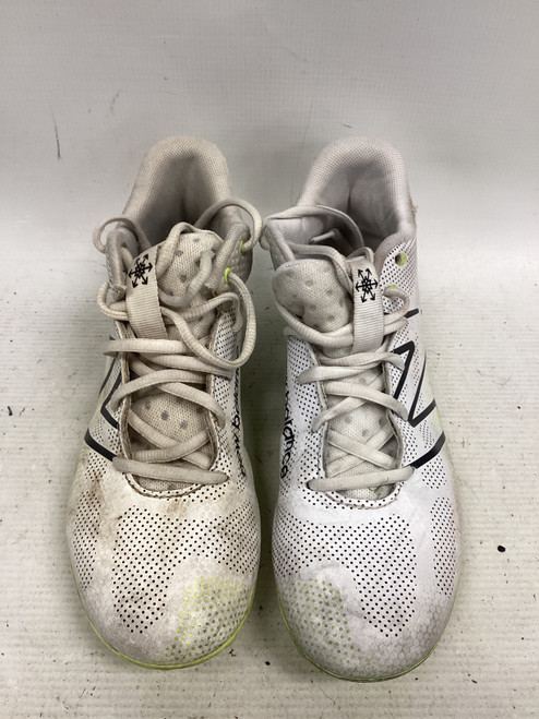 Vist Large View of Product Image Which is Used New Balance LAX Cleats Boys White Junior 05