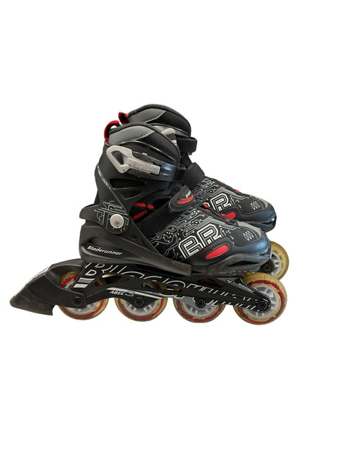 Vist Large View of Product Image Which is Used Bladerunner PHOENIX ADJ 1-4 Junior Rec Fitness Skates Black Adjustable
