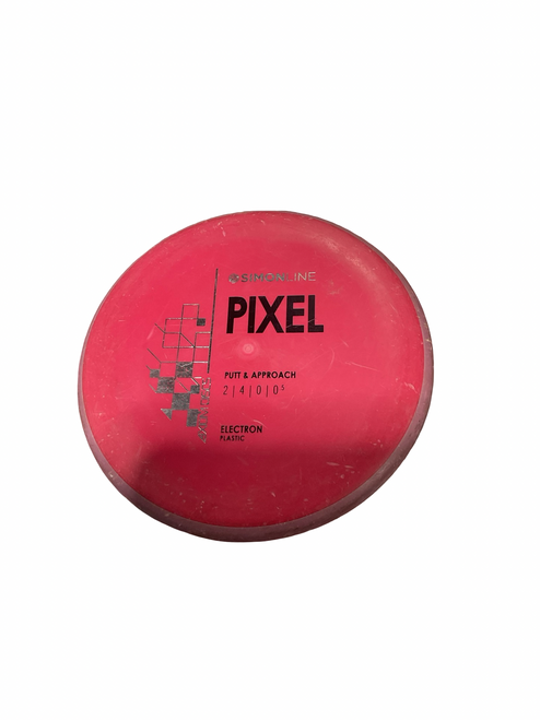 Vist Large View of Product Image Which is Used SIMONLINE PIXEL PUTTER Disc Golf Putter Pink