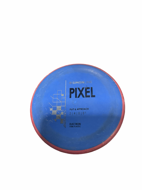 Vist Large View of Product Image Which is Used SIMONLINE PIXEL PUTTER Disc Golf Putter Royal Blue
