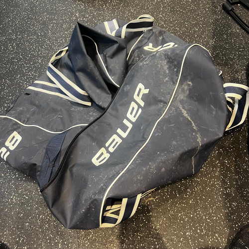 Vist Large View of Product Image Which is Used Bauer Sr Hockey Carry Navy Blue