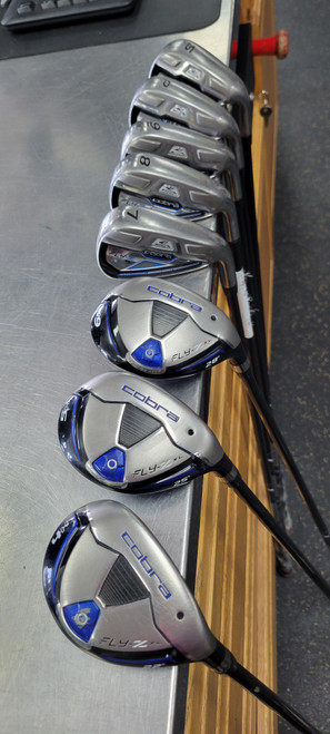 Vist Large View of Product Image Which is Used Cobra FLY Z 456 HYBRID 7-SW Mens Iron Set RH 4I-SW