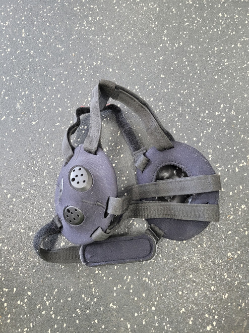 Vist Large View of Product Image Which is Used Asics Wrestling Headgear Black