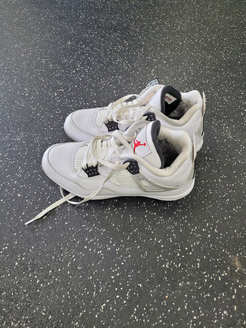 Vist Large View of Product Image Which is Jordan Retro 4 White Cement