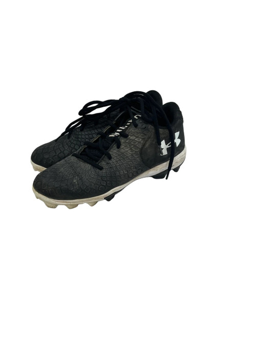 Vist Large View of Product Image Which is Used Under Armour Glyde Womens 7 Softball Cleats Black  