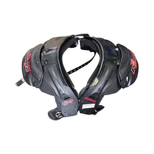 Vist Large View of Product Image Which is Used Riddell POWER JPK ADULT SHOULDER PADS FB Shoulder Pads Black SM
