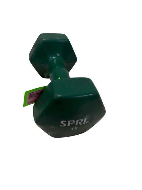 Vist Large View of Product Image Which is Used SPRI Vinyl Covered Dumbbell (Each) 18 lb