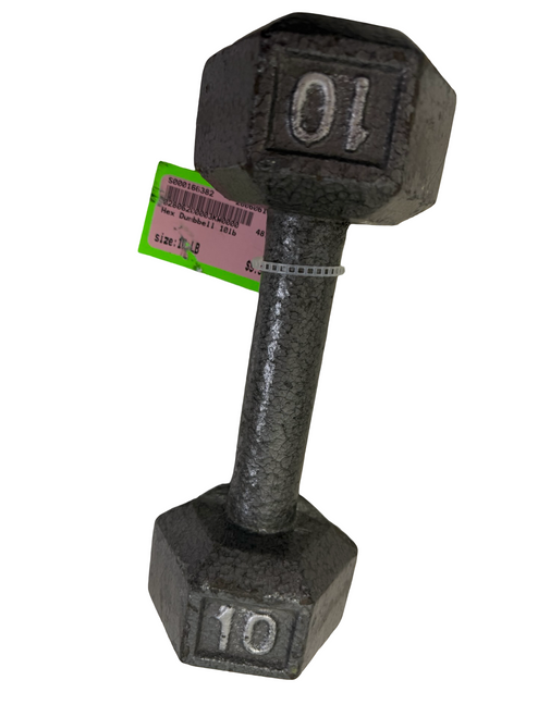 Vist Large View of Product Image Which is Used Hex Dumbbell (Each) 10 lb