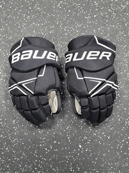 Vist Large View of Product Image Which is Used Bauer NSX Senior Gloves Black 11"