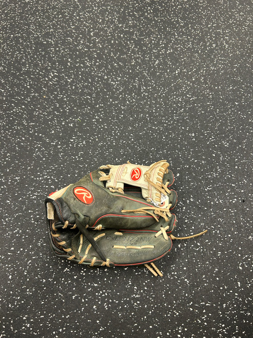 Vist Large View of Product Image Which is Used Rawlings GAMER BB/SB Glove RH Throw Navy Blue 11 1/4"