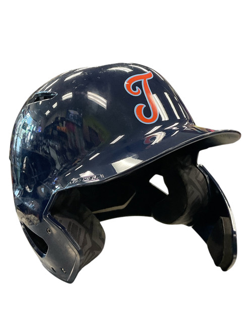 Vist Large View of Product Image Which is Used Evoshield BATTING HELMET Batting Helmet No Mask Navy Blue SM