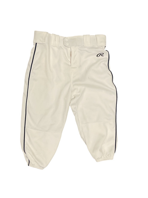 Vist Large View of Product Image Which is Used Rawlings BASEBALL PANT BB/SB Pant Boys White XL