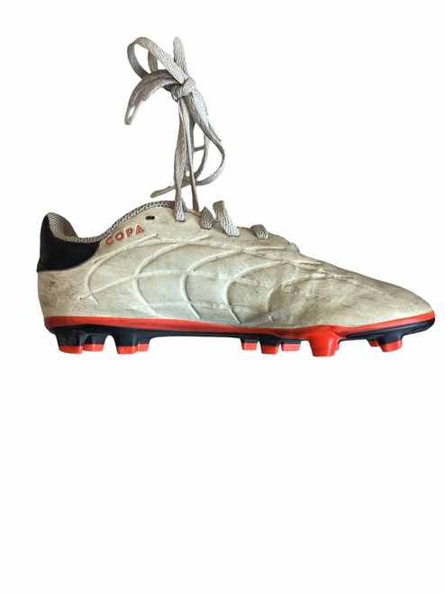 Vist Large View of Product Image Which is Adidas Soccer Cleats White Junior 03