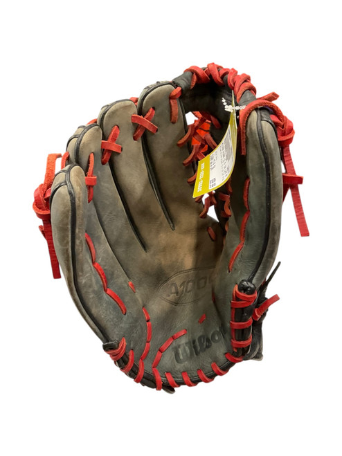 Vist Large View of Product Image Which is Used Wilson WILSON A1000 12.5 IN LHT FIELDERS GLOVE BB/SB Glove LH Throw Grey 12 1/2"