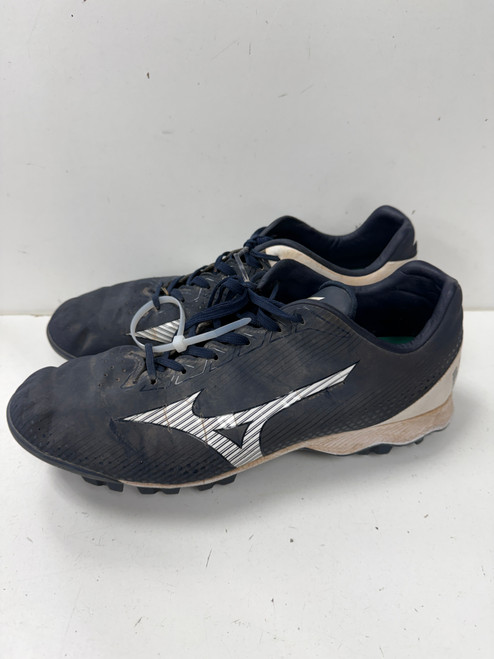Vist Large View of Product Image Which is Used Mizuno WAVE LIGHTREVO BB/SB Cleats Navy Blue Senior 8