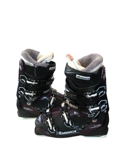 Vist Large View of Product Image Which is Used Nordica CRUISE 85W Womens DH Ski Boot Black 275 MP - M09.5 - W10.5