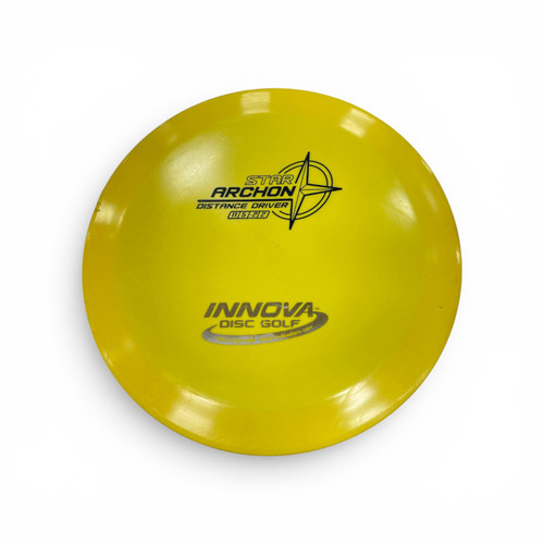 Vist Large View of Product Image Which is Used Innova STAR ARCHON Disc Golf Driver Yellow