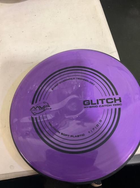 Vist Large View of Product Image Which is Used MVP GLITCH Disc Golf Putter Purple