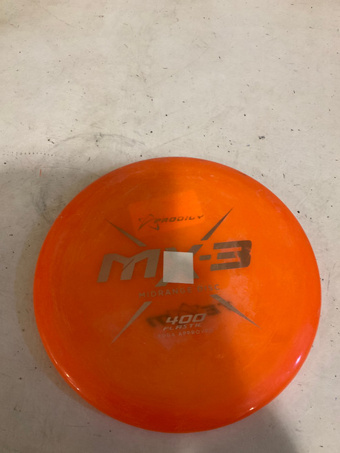 Vist Large View of Product Image Which is Used Prodigy Disc MX-3 Disc Golf Mid Range Orange