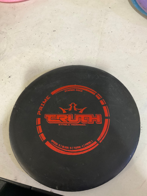 Vist Large View of Product Image Which is Used Dynamic Discs TRUTH PRIME Disc Golf Mid Range Black