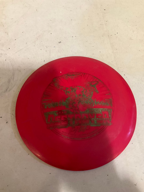 Vist Large View of Product Image Which is Used Innova STAR DESTROYER Disc Golf Driver Red