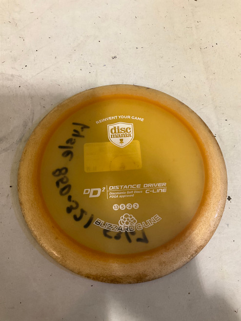 Vist Large View of Product Image Which is Used Discmania DD2 Disc Golf Driver Yellow