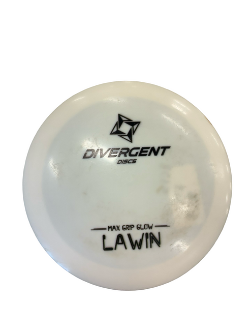 Vist Large View of Product Image Which is Used DIVERGENT LAWIN Disc Golf Driver White