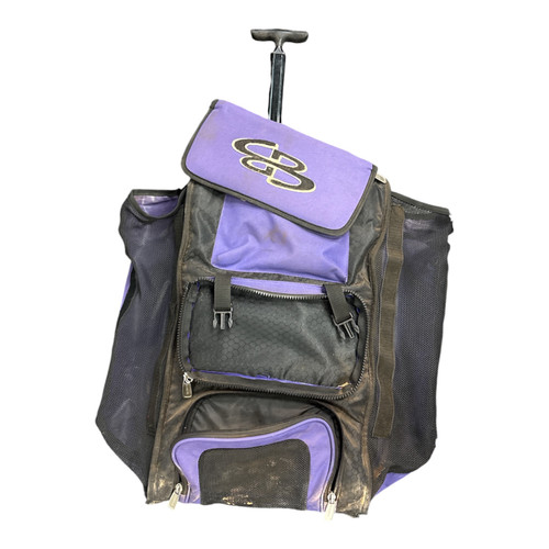 Vist Large View of Product Image Which is Used BoomBah PURPLE WHEELED BAG BB/SB Player Wheeled Bag Purple