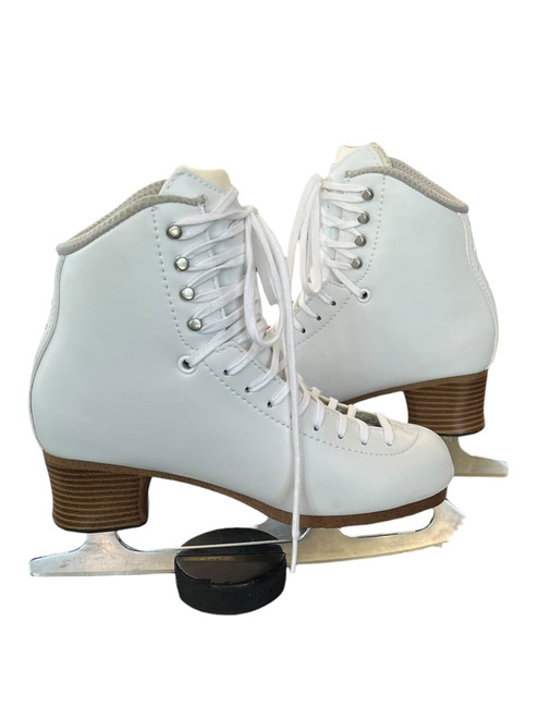 Vist Large View of Product Image Which is Used Jackson FREESTYLE WomensFigure Skate White Senior 7.5