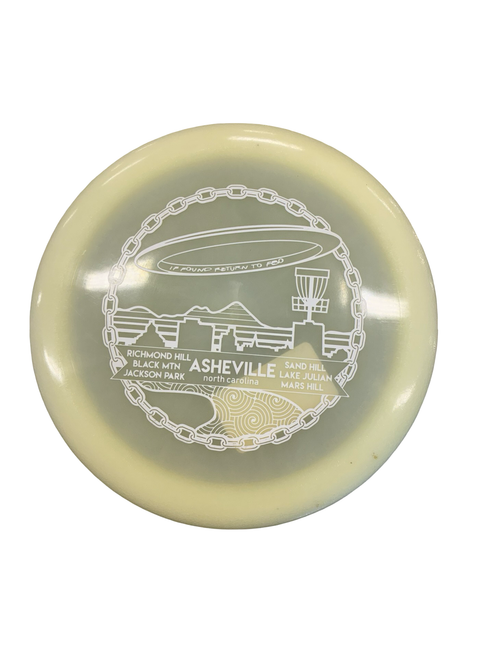 Vist Large View of Product Image Which is Used Innova FIRESTORM Disc Golf Driver White