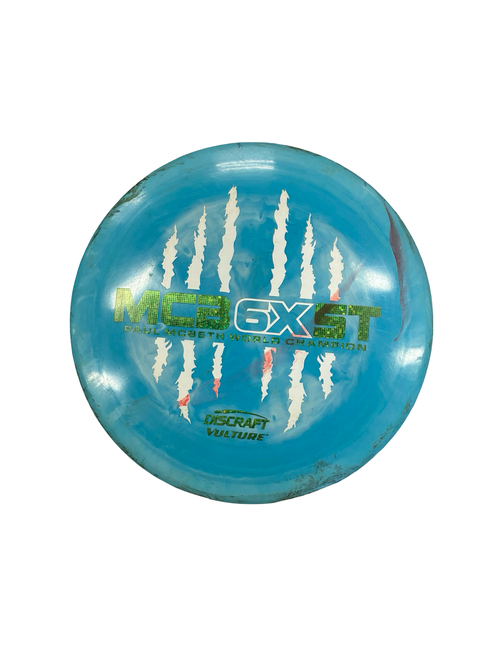 Vist Large View of Product Image Which is Used Discraft VULTURE Disc Golf Driver Royal Blue