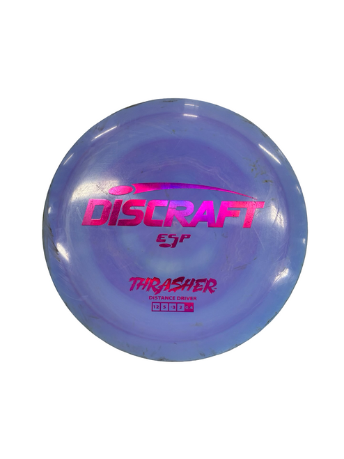 Vist Large View of Product Image Which is Used Discraft THRASHER Disc Golf Driver Purple