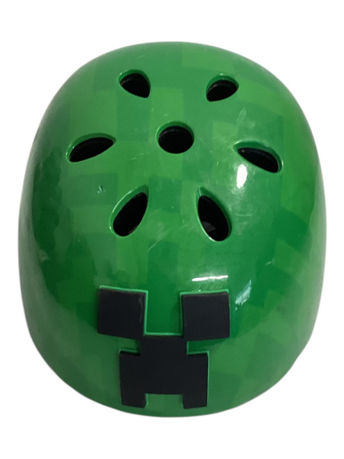 Vist Large View of Product Image Which is Used CREEPER MINCRAFT HELMET Bike Helmet Green