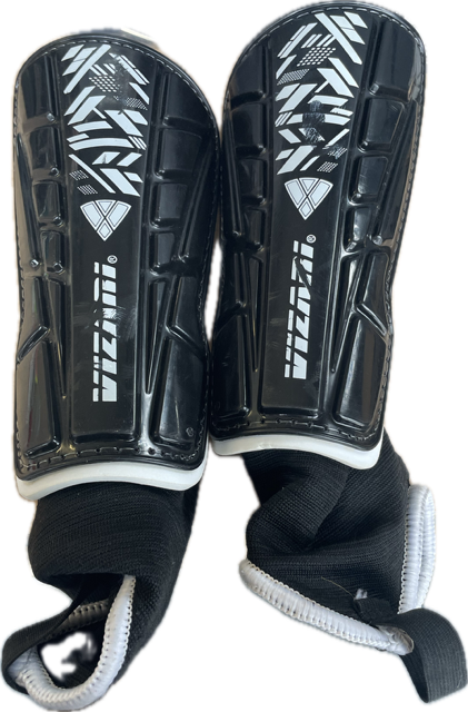 Vist Large View of Product Image Which is Used Vizari Soccer Shin Guards Adult Black MD