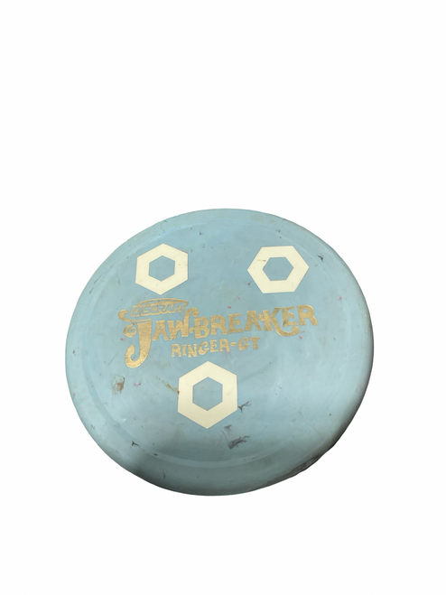 Vist Large View of Product Image Which is Used Discraft JAW BREAKER RINGER CT Disc Golf Mid Range Carolina Blue