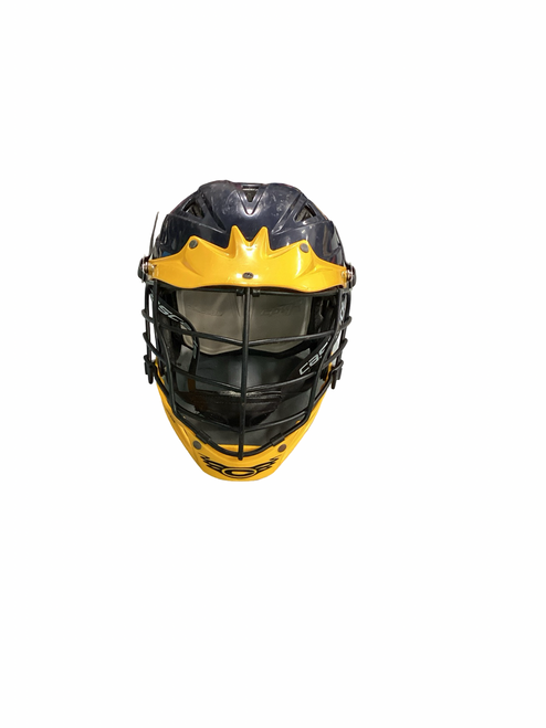 Vist Large View of Product Image Which is Used Cascade CPV-R Lacrosse Helmet Navy Blue M/L