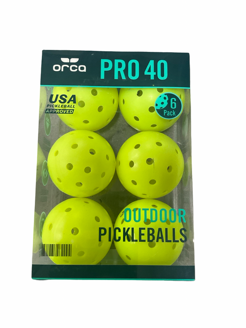 Vist Large View of Product Image Which is Used ORCA 6 PC BALL Pickleball Balls