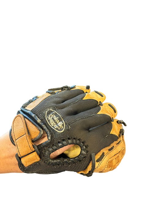 Vist Large View of Product Image Which is Used Louisville Slugger GENESIS 1884 BB/SB Glove RH Throw Brown 9 1/2"