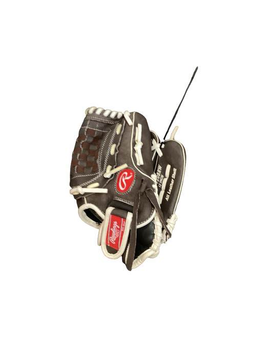 Vist Large View of Product Image Which is Used Rawlings HIGHIGHT SERIES 12IN BB/SB Glove RH Throw Brown 12"