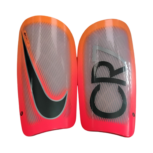 Vist Large View of Product Image Which is Used Nike CR7 Soccer Shin Guards Adult Orange XL