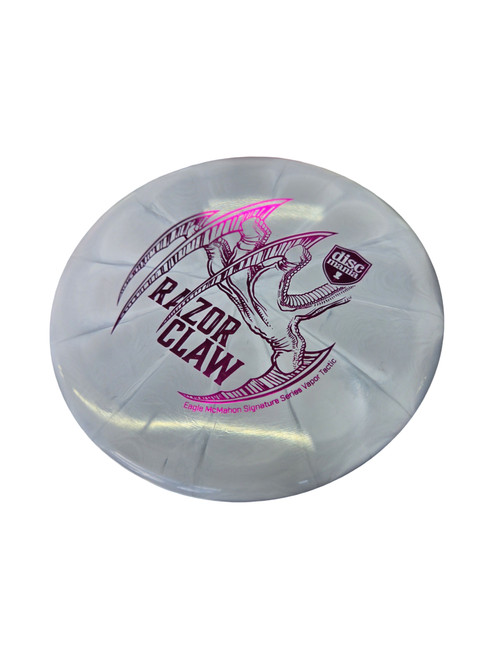 Vist Large View of Product Image Which is Used Discmania RAZOR CLAW  TACTIC Disc Golf Mid Range Grey