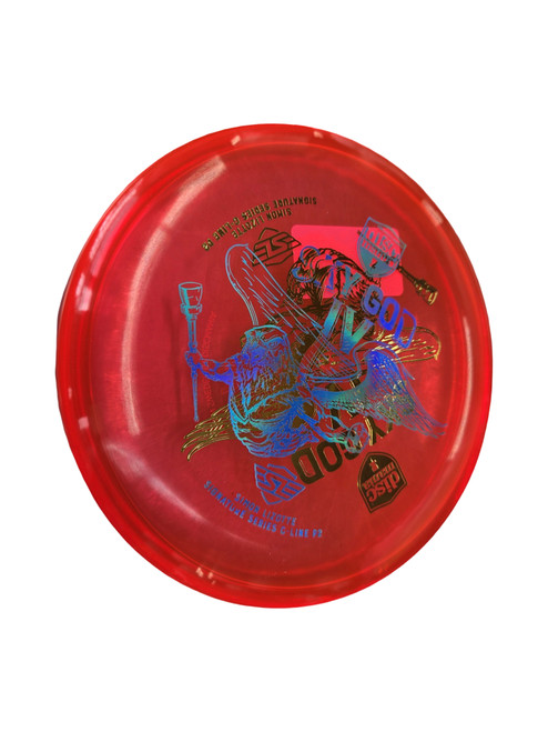 Vist Large View of Product Image Which is Used Discmania P2 Disc Golf Putter Red