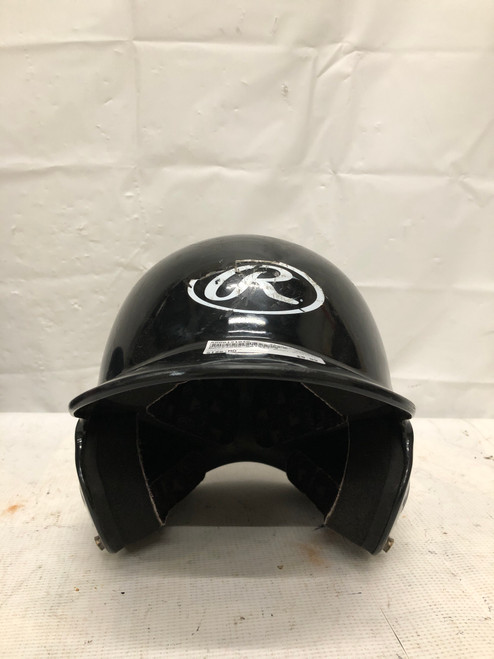 Vist Large View of Product Image Which is Used Rawlings 051917-2 Batting Helmet No Mask Black MD