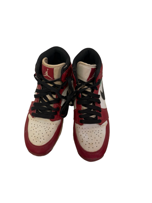 Vist Large View of Product Image Which is Used Nike AIR JORDAN 1 Baseball Cleats Red Junior 06